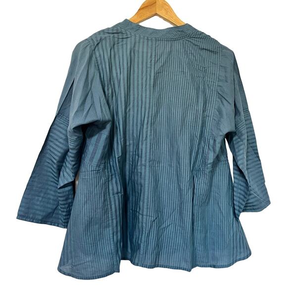 Soft Surroundings Commelina Top & Tank Size M Blue Floral Boho Prairecore NWT - Picture 2 of 9